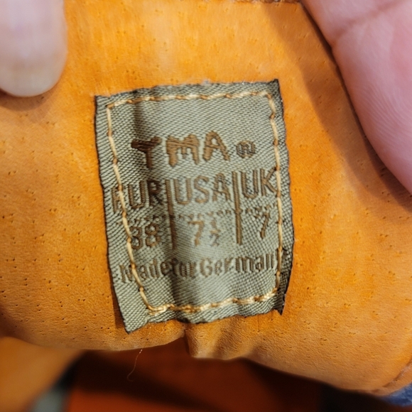 TMA Eyes Washed Leather Lace-up Boots - sz 38 EU / 7.5 US - Picture 8 of 13